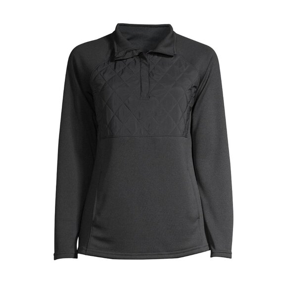 Avia Women's Active Workout Moisture Wicking Quilted 1/4 Zip Pullover SZ Medium - Picture 6 of 6